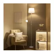 Brilagi - Podna lampa CERIA 1xE27/100W/230V + 1xE14/25W bela