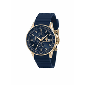 Ročna ura Maserati Sfida R8871640004 Navy/Gold