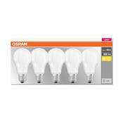 LED ŽARNICA E27 OSRAM BASE CLA60 9W/827 FR MAT 220-240V PAK/5
