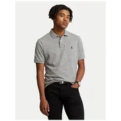 Polo Ralph Lauren Polo majica 710548797011 Siva Slim Fit
