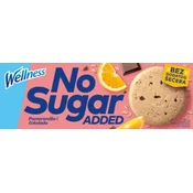 KEKS WELLNESS NO SUGAR ADDED POMORANDZA I COK 125G