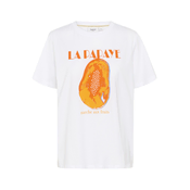 SAINT TROPEZ Majica HardaSZ oranžna/temno oranžna/bela