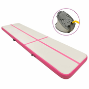Strunjaca na napuhavanje s crpkom 700 x 100 x 15 cm PVC roza