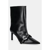 Usnjeni gležnarji Coperni Ankle Heeled Belt Boots