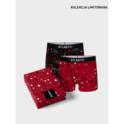 Atlantic 2-pack Oprijete boksarice Rdeča