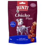 RINTI Chicko Plus sir in raca v kockah - 12x80 g