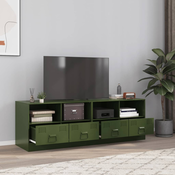 TV ormarici 2 kom maslinastozeleni 67 x 39 x 44 cm celicni