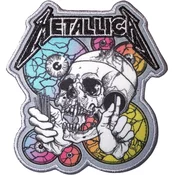 Metallica The Shortest Straw Multicolored Eyes Iron-On Patch