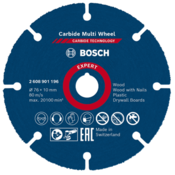 BOSCH Professional rezna ploča EXPERT Carbide Multi Wheel, 76 mm, 10 mm (2608901196)