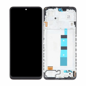 Xiaomi Redmi Note 12 - LCD zaslon + steklo na dotik + okvir (Onyx Gray) TFT