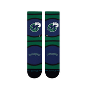Stance NBA DALLAS MAVERICKS MINI BALL HARDWOOD CLASSICS POLY CREW, nogavice m., zelena A556C24DAL