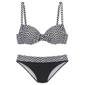 JETTE Bikini  črna / bela
