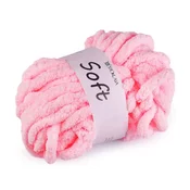 Pletena preja chenille soft 250 g - roza st.