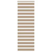 Zebra zavjesa Pješcano smeda 70x200 cm Širina tkanine 65,9 cm Poliester