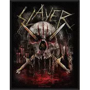 Slayer Skull & Swords Našitek za šivanje 100 x 100 mm
