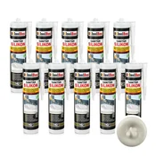 IsolBau Sanitarni silikon Manhattan Sanitär Silikon 10x 300ml