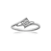 DIAMANT LETERNEL Prstan srebrna
