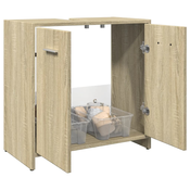 Ormaric za umivaonik boja hrasta 60x33x60 cm konstruirano drvo