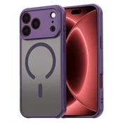 Hibridni ovitek HaloFrost II MagSafe za iPhone 17 Pro Max/18 Pro Max - purple