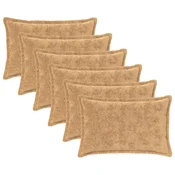 vidaXL Prevleka za blazino 6 kos HOUTEN Taupe 30 x 50 cm