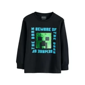 Next Majica Minecraft svetlo modra/travnato zelena/svetlo zelena/črna