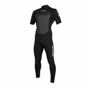 Mystic Obleka STAR 3-2 Shortarm Backzip - 900 Black