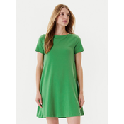 United Colors Of Benetton Vsakodnevna obleka 3Z1RDV01E Zelena Regular Fit