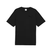 PUMA Essentials Elevated Cat Logo Relaxed Tee Men, Puma, Black, XS