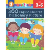300 English Children Dictionary Picture. Bilingual Childrens Books German English