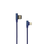 SBOX KABEL USB A Muški -> TYPE-C Muški 90°, 1.5 m Plavi, (08-usb-c-90-bl)
