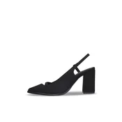 nae Vegan Shoes Čevlji s peto in s paščki EMBER črna