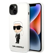 Karl Lagerfeld Karl Lagerfeld Silicone Ikonik etui za iPhone 14 Plus 6.7 belo