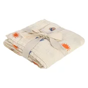Lässig tetra plenica Swaddle & Burp blanket XL 120 x 120 cm blossom nature