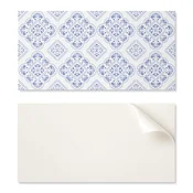 shumee Samolepilne vinilne ploščice s potiskom elegantnega dekorativnega vzorca 10x40x20 cm