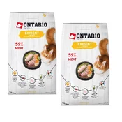 Ontario Cat Exigent, za izbirčne mačke - piščanec 2 x 6,5 kg