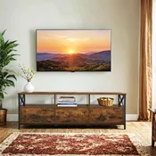 Songmics TV regal 147x40x50 cm rjaveč