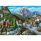 Ravensburger - Puzzle Vitajte v Banffe - 1 000 kosov