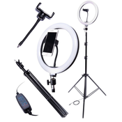 MG Ring Light svjetlosni prsten   60W + stativ 2.2m, crno