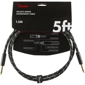 Fender Deluxe Series Black 150 cm Ravni - Ravni Instrument kabel (Kao novo)