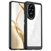 Hibriden ovitek Frame Shield za Honor 200 - črn