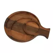 Wood holz daska za serviranje 390x290x16 mm ( 6009-B1 ) orah