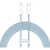 BASEUS USB 2.0 Type C Lightning Punjac/podaci Plava 1m CALD000003