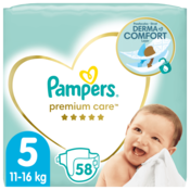 Pampers Premium Junior (5), 11-18 kg, 56 komada