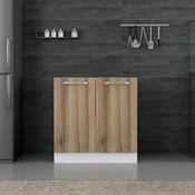 Hanah Home kuhinjski element Minar 4144, 80 cm, beli / dore