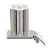 GLAVA S 4 RAVNIMI VSTOPNIMI CEVMI/2x O 50 mm in 2x O 70 mm - NERJAVEČE JEKLO