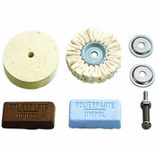 WOLFCRAFT Hobi set za poliranje metala plastike i mermera 7/1 2178000