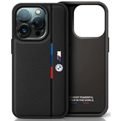 BMW BMHCP16S23PUPVK iPhone 16 6.1 black hardcase M Perforated Tricolor Detail Line (BMHCP16S23PUPVK)