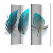 artgeist Paravan Blue Feathers Ii, Akustičen, 5-Delni