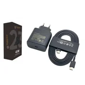 Komplet za hitro polnjenje 45W USB-C PD s super hitrim polnjenjem, združljiv s Samsung S24 Ultra/ S24 Plus/ S23 Ultra/ S23 Plus/ S22 Ultra/ S22 Plus, kabel USB-C na USB-C, 5A, 1,8 m