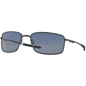 Oakley Square Wire OO4075-04 Polarized ONE SIZE (60) Črna/Siva